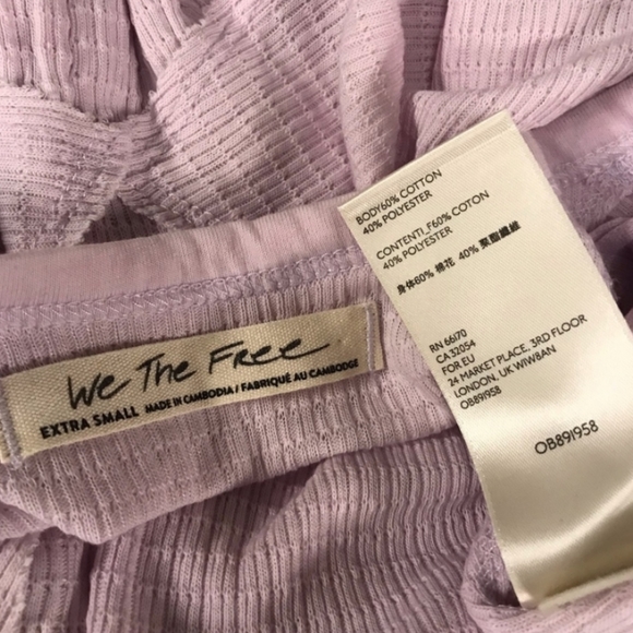 We The Free Pinkish/Lavender Knit Top Size XS - Picture 7 of 8